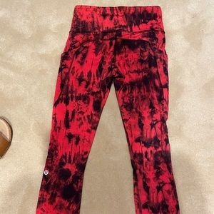 Lulu lemon leggings-barely worn, in perfect condition. So cute and fun!